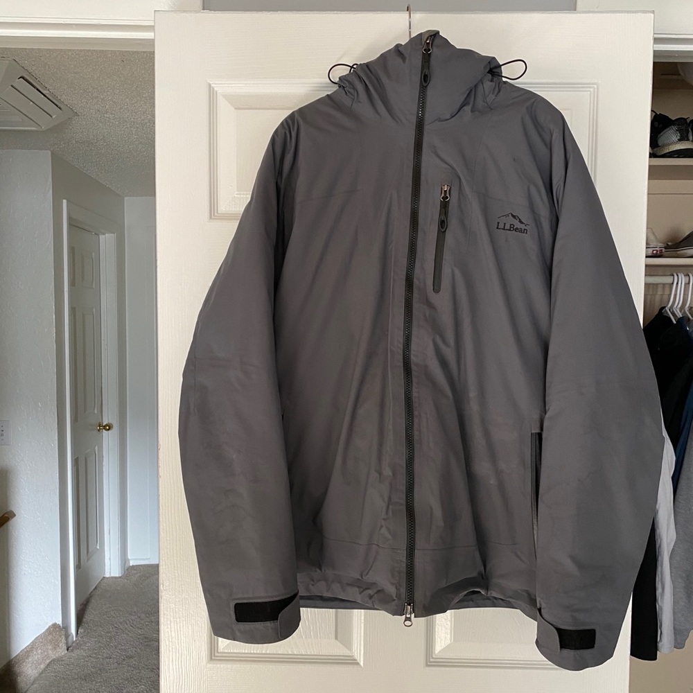 LL Bean waterproof down jacket